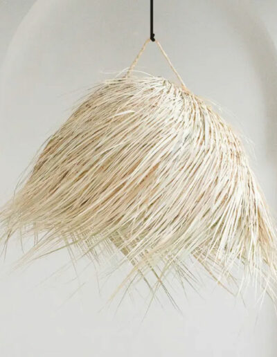 BALL Boho Lampe aus Palmblättern XL